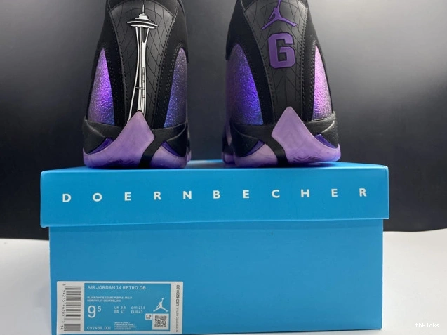 Cheap TBK JORDAN CV2469-001 DOERNBECHER '' AIR 14 RETRO 0816